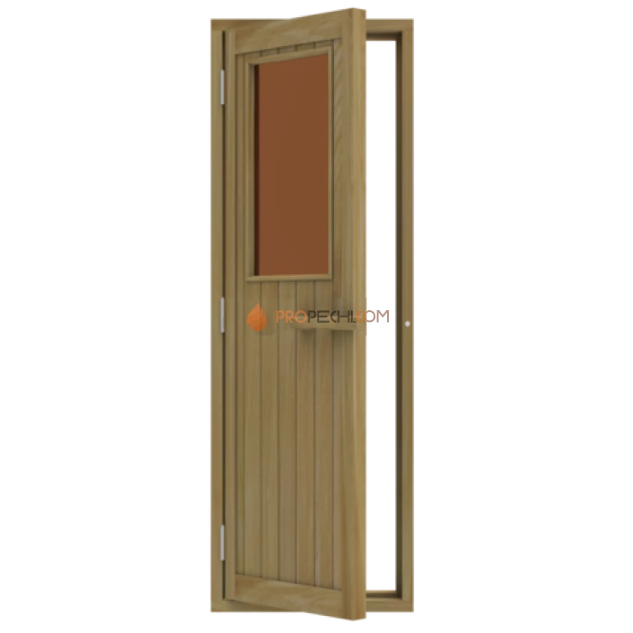 Дверь для бани стеклянная SAWO 743-4SGD-L бронза 1900х700