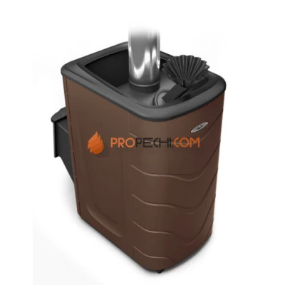 Печь для бани Термофор Гейзер 2014 Inox ДА ЗК шоколад
