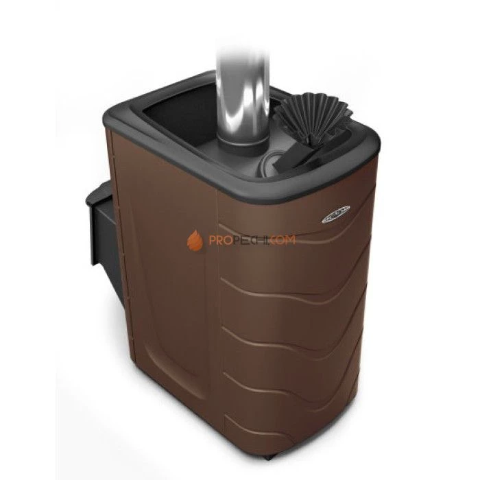 Печь для бани Термофор Гейзер 2014 Inox ДА ЗК шоколад