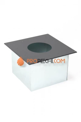 Проход перекрытия универсальный ППУ - Р 500х500 D180-210 Black