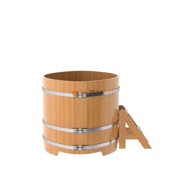 Купель BentWood овальная из натуральной лиственницы 1,08х1,75