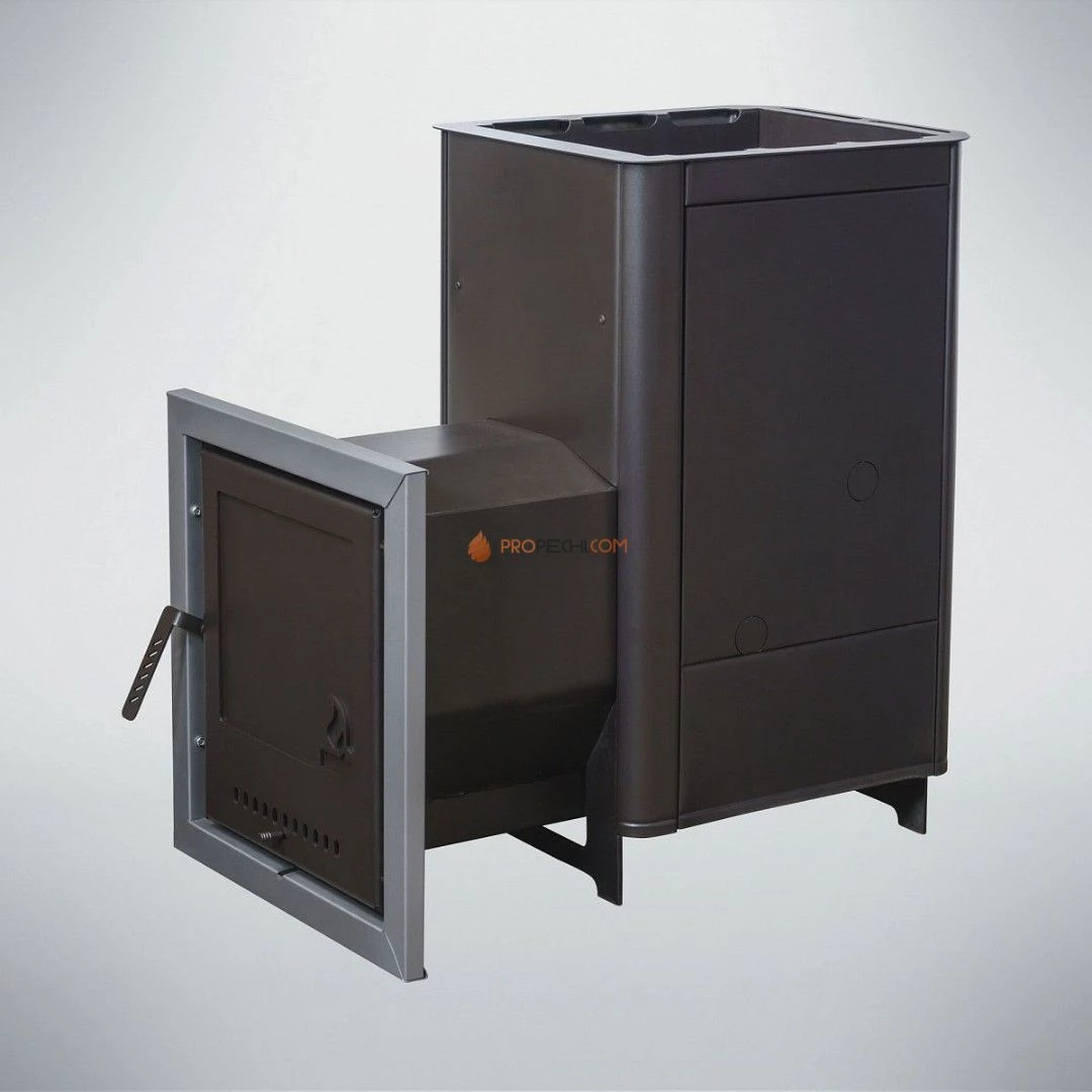 Печь банная Варвара Паленица, удлиненная топка