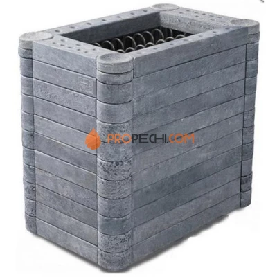 Электрическая печь SAWO NIMBUS COMBI NIMC-120NS-P-A, талькохлорит 12 кВт (встр. парогенератор с автодоливом, пульт и блок мощности докупаются отдельно)