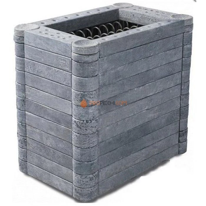 Электрическая печь SAWO NIMBUS COMBI NIMC-120NS-P-A, талькохлорит 12 кВт (встр. парогенератор с автодоливом, пульт и блок мощности докупаются отдельно)