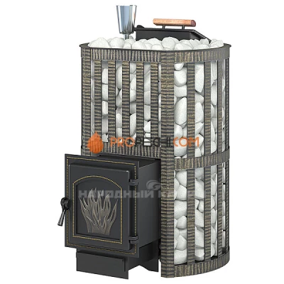 Печь для бани Везувий Ураган Ковка 22 (271)