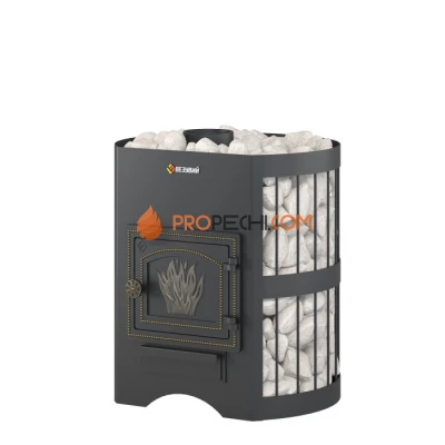 Дровяная печь для бани Везувий Скиф Стандарт 12 (ДТ-3) б/в