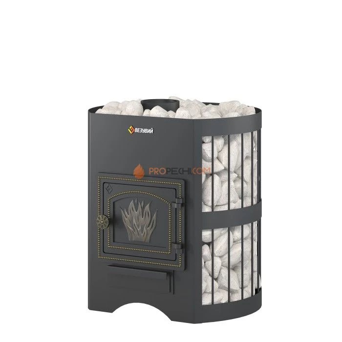 Дровяная печь для бани Везувий Скиф Стандарт 12 (ДТ-3) б/в