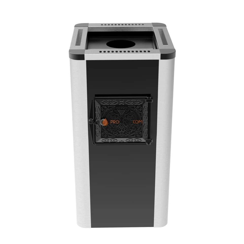 Банная печь Березка "Фаворит" 28 ЗК Каминная дверца