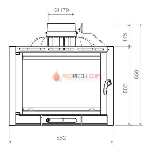 Каминная топка Nordflam Corno