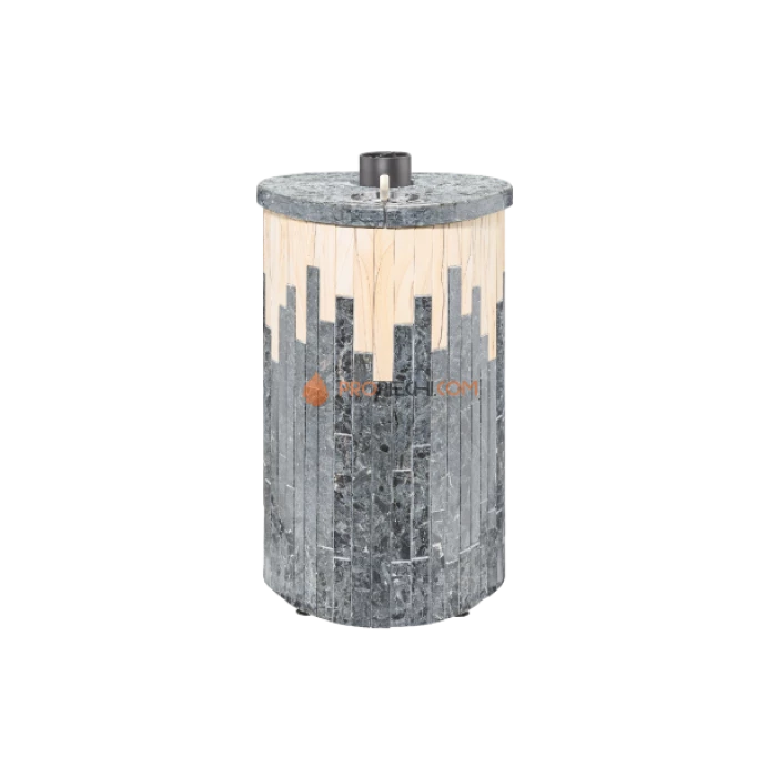 Дровяная печь для бани Ферингер Малютка До 18 м³ - Пироксенит + Окаменевшее дерево