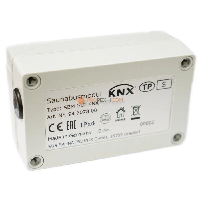 Модуль EOS KNX для удаленного управления сауной через систему Умный дом