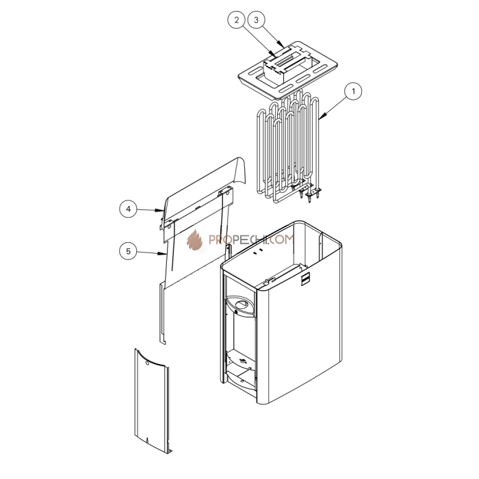 Электрическая печь Harvia The Wall SW60E (без пульта)