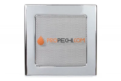 Вентиляционная решетка 110х110 мм. никель