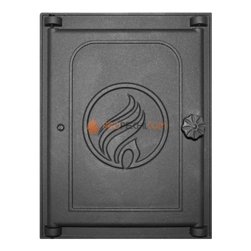 Дверца K313 топочная 250х350 мм на петлях