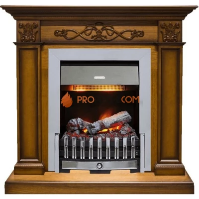 Каминокомплект Dimplex Verona - Дуб антик с очагом Danville Chrome FB2