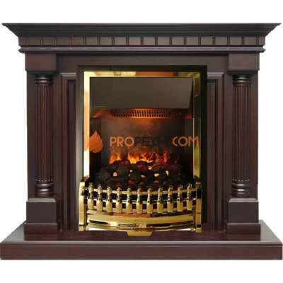 Каминокомплект Dimplex Dallas - Темный дуб с очагом Atherton