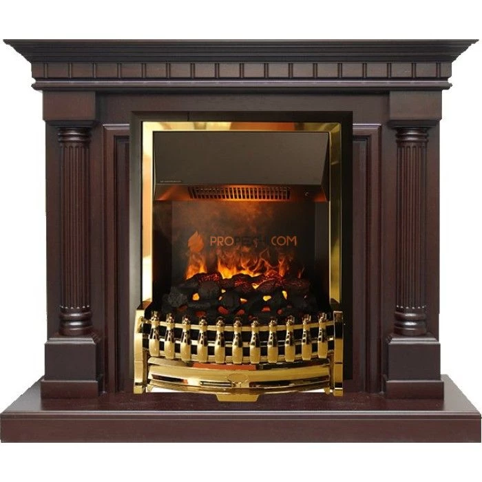 Каминокомплект Dimplex Dallas - Темный дуб с очагом Atherton