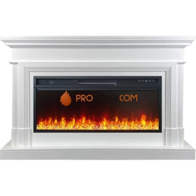 Каминокомплект Royal Flame Coventry - Белый (Ширина 1400 мм) с очагом Vision 42 LED