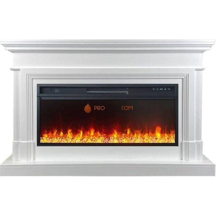 Каминокомплект Royal Flame Coventry - Белый (Ширина 1400 мм) с очагом Vision 42 LED