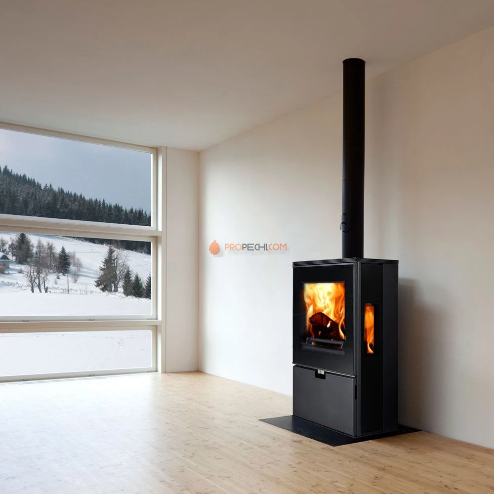 Печь-камин Thorma WIESBADEN, черная