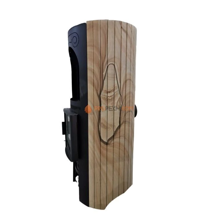 Отопительно-варочная печь Ферингер Лада ПФ - Окаменевшее дерево перенесенный рисунок