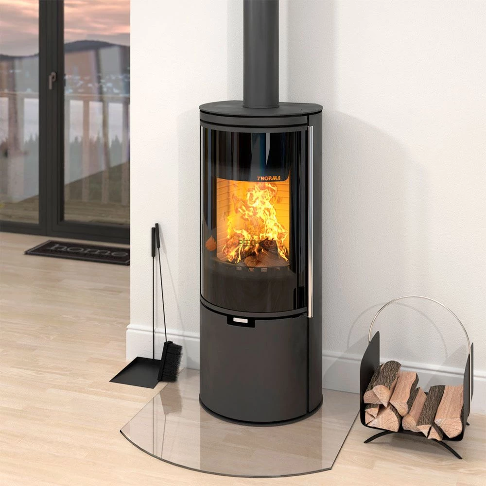 Печь-камин Thorma TOLEDO exclusive, черная