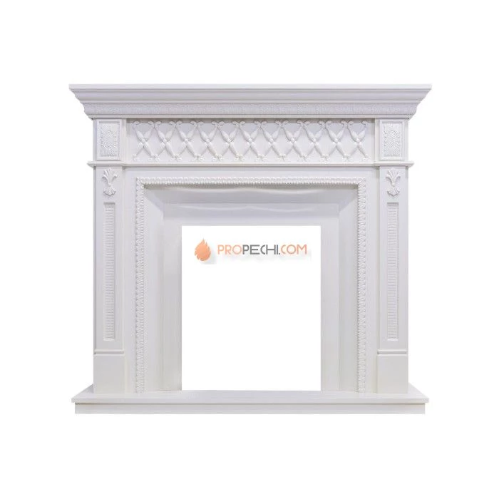 Каминокомплект Dimplex Alexandria - Белый дуб с очагом Danville Black FB2