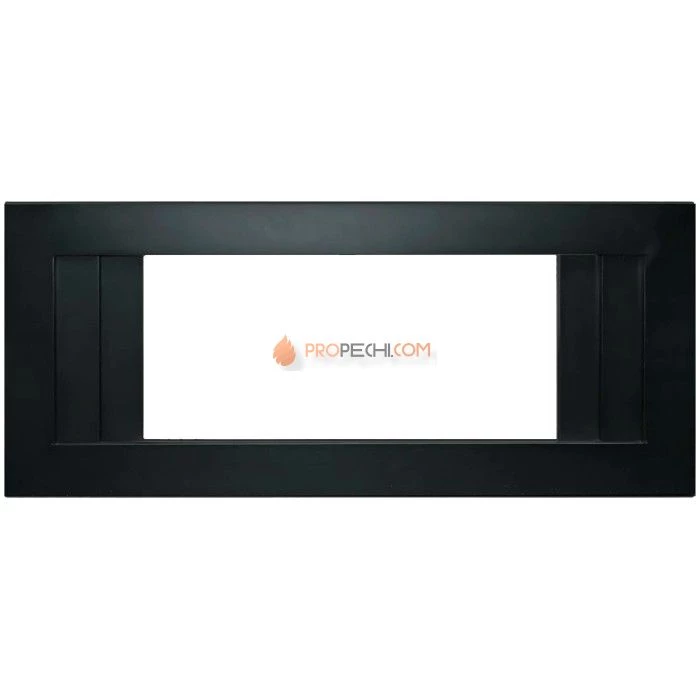 Каминокомплект Royal Flame Line 42 CRM (санд блэк) (Разборный) - Матовый черный с очагом Vision 42 LOG LED