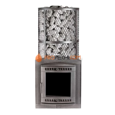 Чугунная печь для бани Атмосфера XXL Сетка нержавеющая