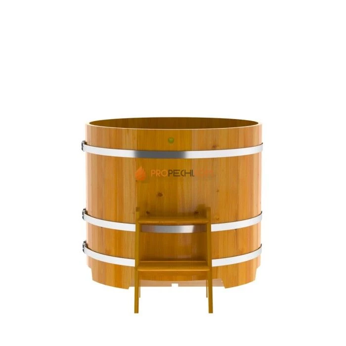 Купель BentWood круглая из натуральной лиственницы d=1,17 Рустик