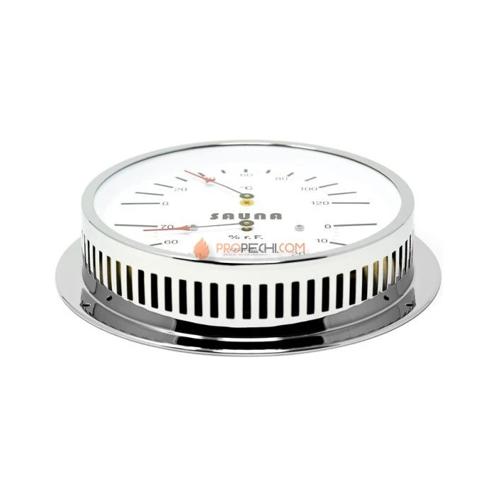 Термометр-гигрометр для сауны Fischer в латунном корпусе 5030-47