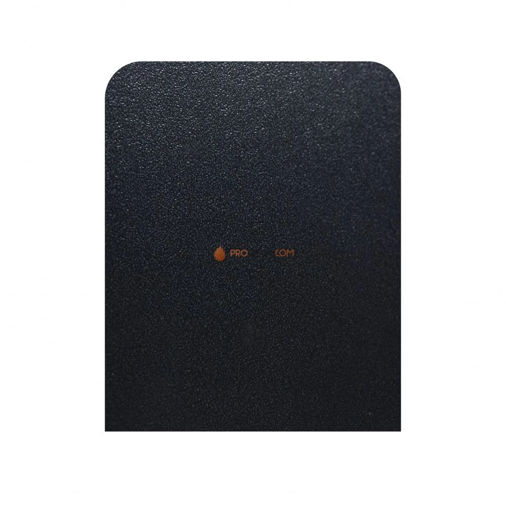 Лист притопочный стальной Ogner Прямой черный 1000x800