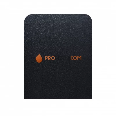 Лист притопочный стальной Ogner Прямой черный 1000x800