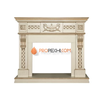 Портал Royal Flame Corsica - Слоновая кость с патиной