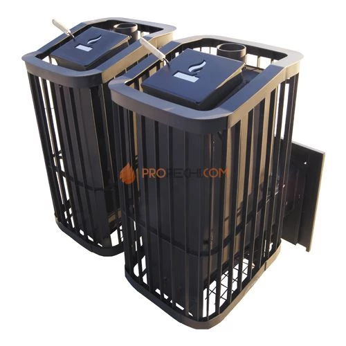 Печь банная Варвара Терма-Каменка, панорамная