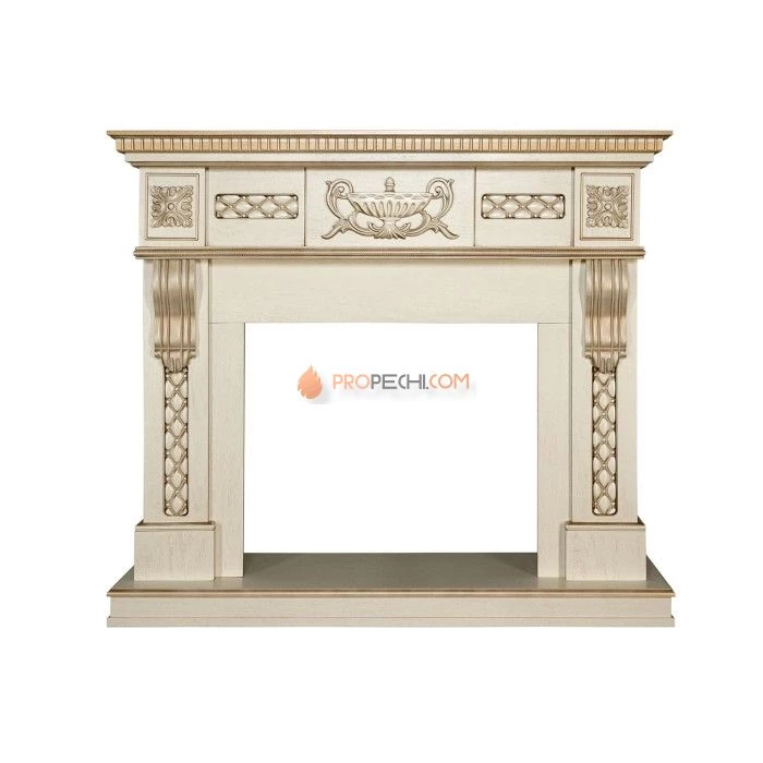 Каминокомплект Royal Flame Corsica - Слоновая кость с патиной с очагом Dioramic 28 LED FX