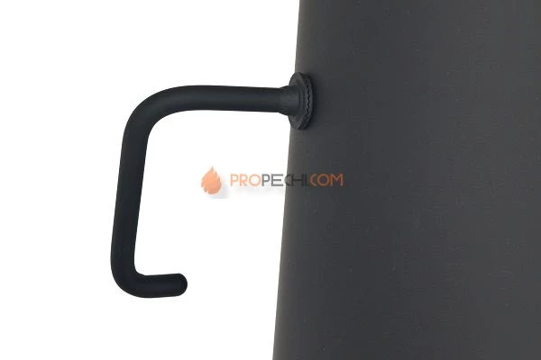 Шибер чёрный   500 d200 2 мм