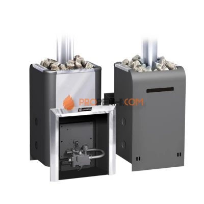 Газовая печь для бани Ермак Уралочка 16-Н с автоматикой