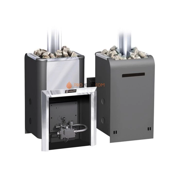 Газовая печь для бани Ермак Уралочка 24-Н с автоматикой