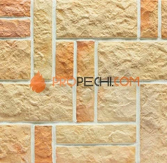 Плитка Рваный камень Хаос разноцвет