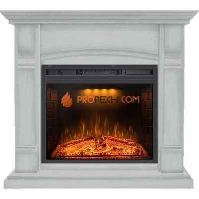 Каминокомплект Royal Flame Manchester - Белый с очагом Emerald 23