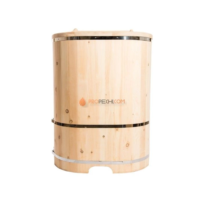 Фитобочка овальная НКЗ PREMIUM из кедра, 130x78x100 см / 40 мм