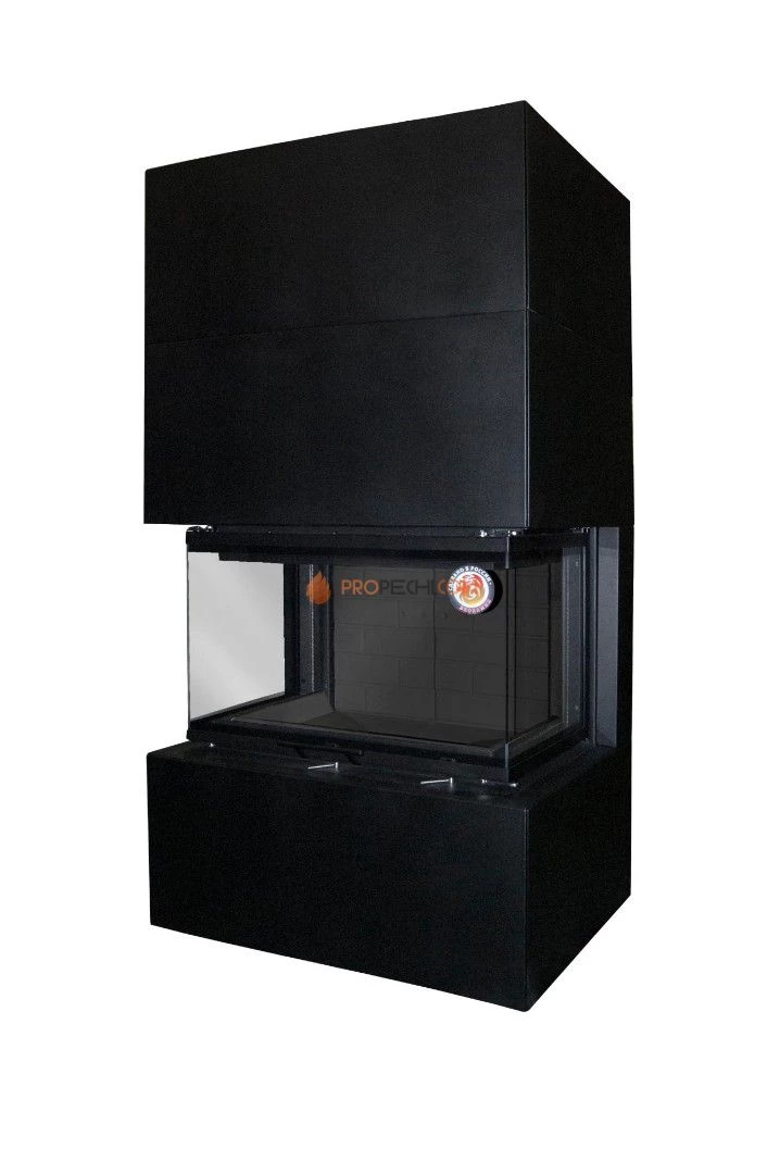 Камин ЭкоКамин Родос 800 черный шамот