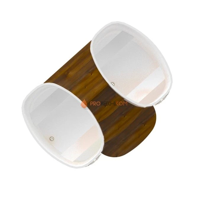 Подиум BentWood на 2 купели 0,76х1,16 Рустик мореный