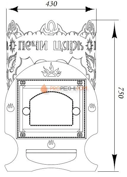 Банная печь Царь Печи Царь-Забава