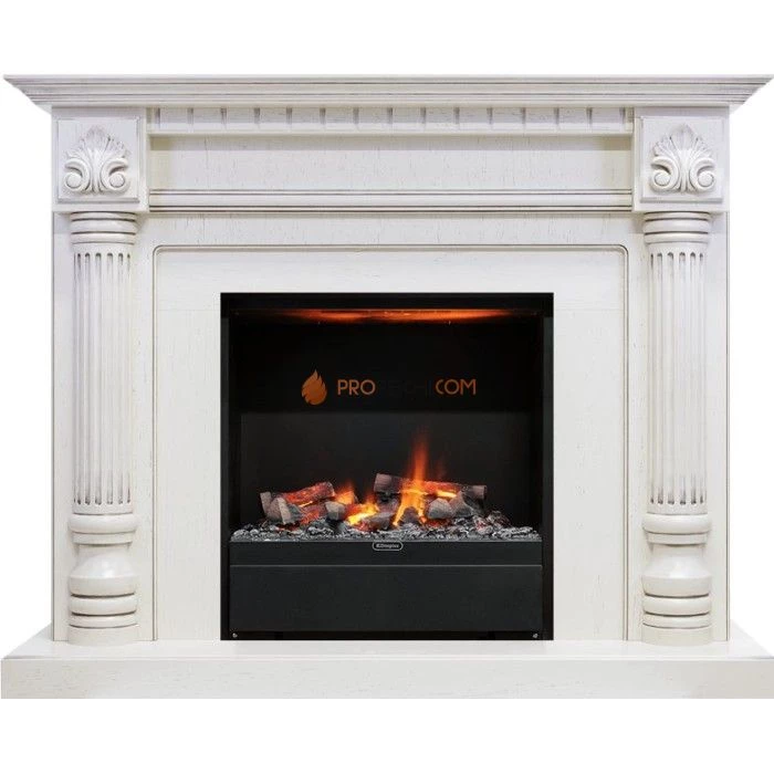 Каминокомплект Dimplex Edinburg - Слоновая кость с очагом Albany