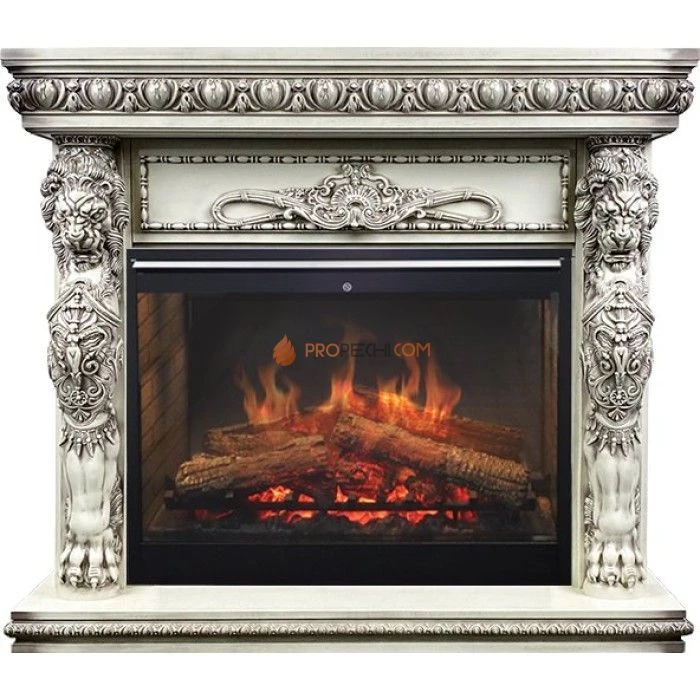 Каминокомплект Dimplex Windsor - Слоновая кость с патиной с очагом Symphony 30 inch DF3020-INT