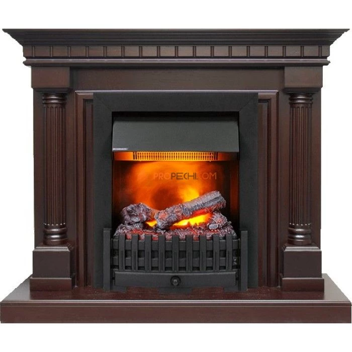 Каминокомплект Dimplex Dallas - Темный дуб с очагом Danville Black FB2