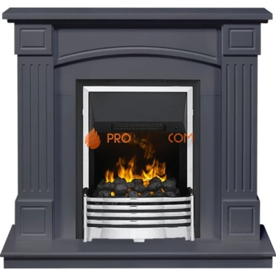 Каминокомплект Dimplex Boston - Серый графит (Высота 925см) с очагом Flagstaff