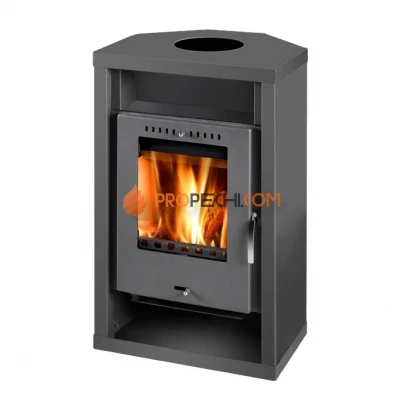 Печь-камин Thorma Gent corner, черная